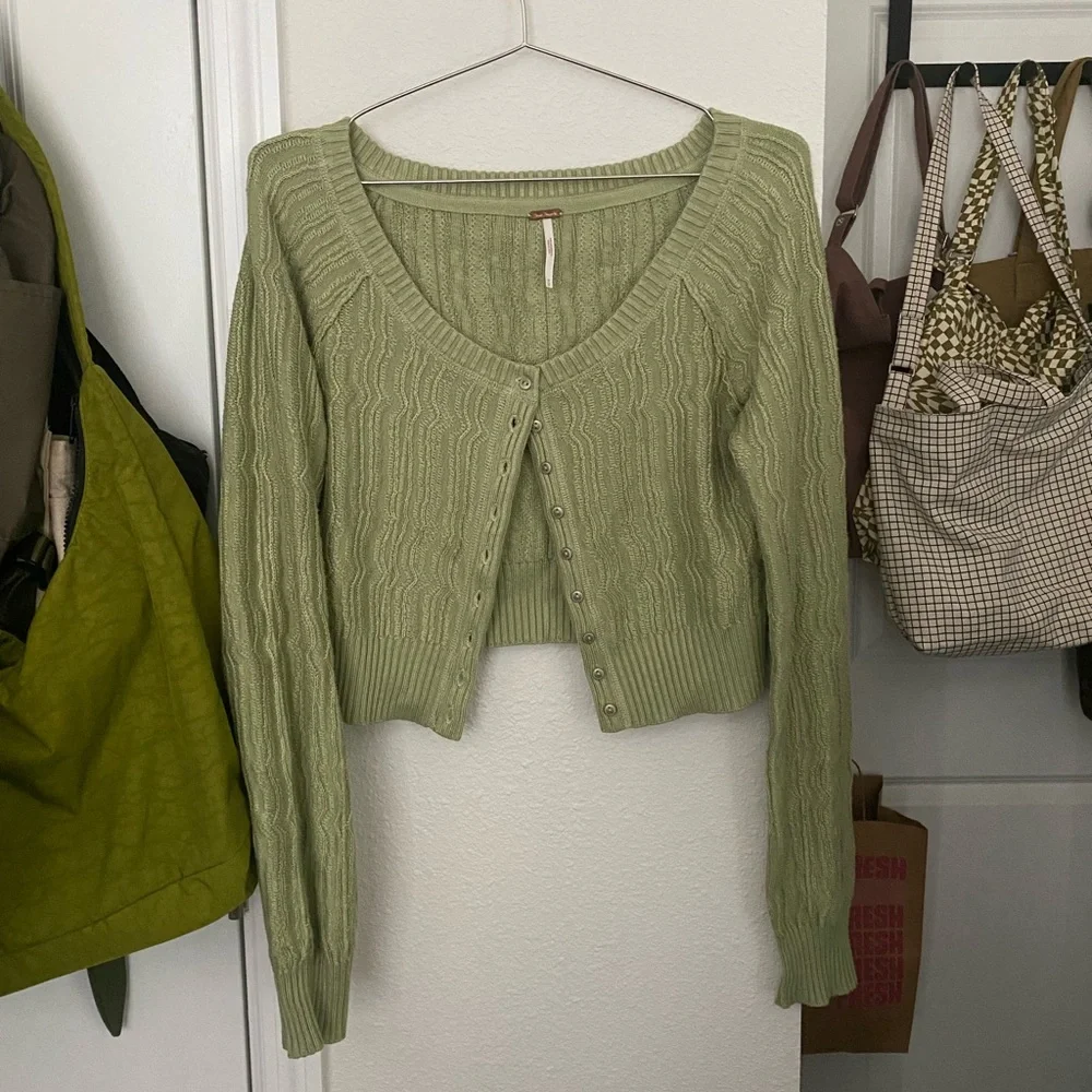 Free people Cropped Cardigan - Picture 2 of 2